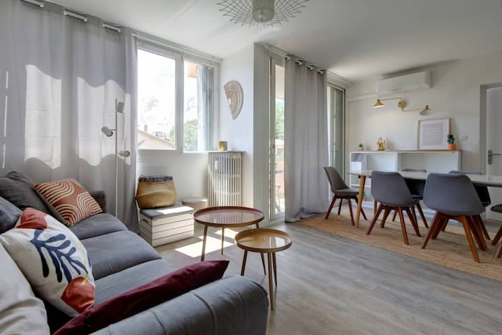 004- Le Smile,3 Chambres,parking,centre, Gare,clim - Castelnau-le-Lez