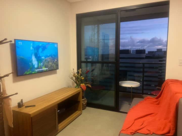 Sofá cama de la sala de estar