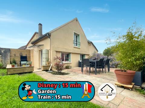 The Triplex Disney 14min | Train to PARIS 15min.