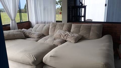 Popular Airbnb listing: Cottage: hydro, fireplace, 2 bedrooms, 1 king-size bed. in São Bento Do Sul