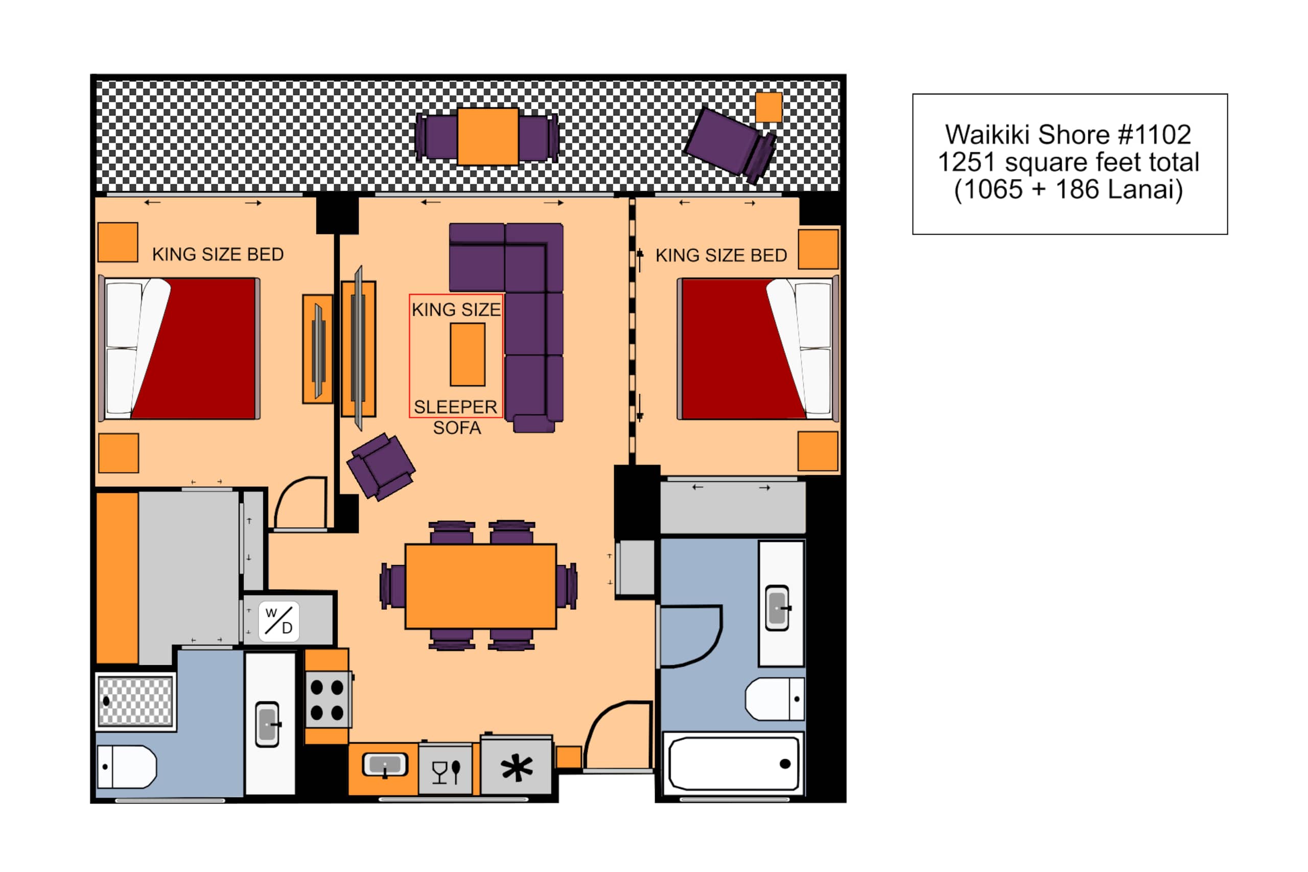 Condo in Honolulu · ★4.92 · 2 bedrooms · 3 beds · 2 private baths - Image 46