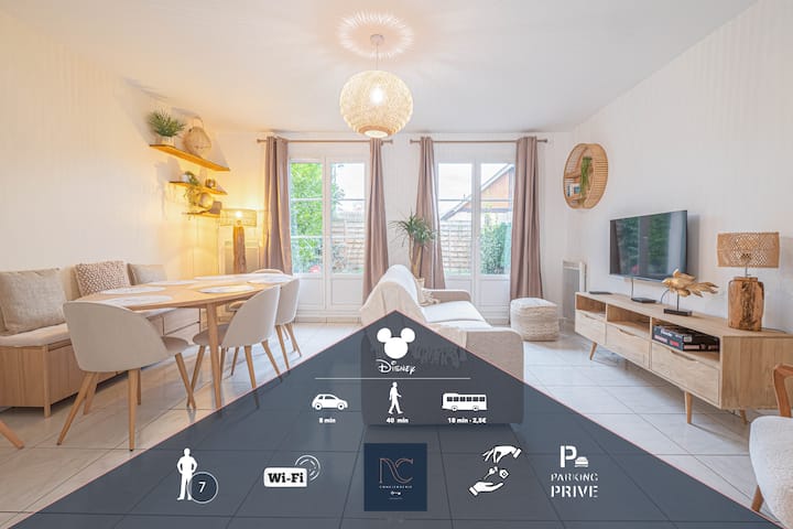 *Disneyland-paris* 7pers, Wifi, Parking - Bailly-Romainvilliers