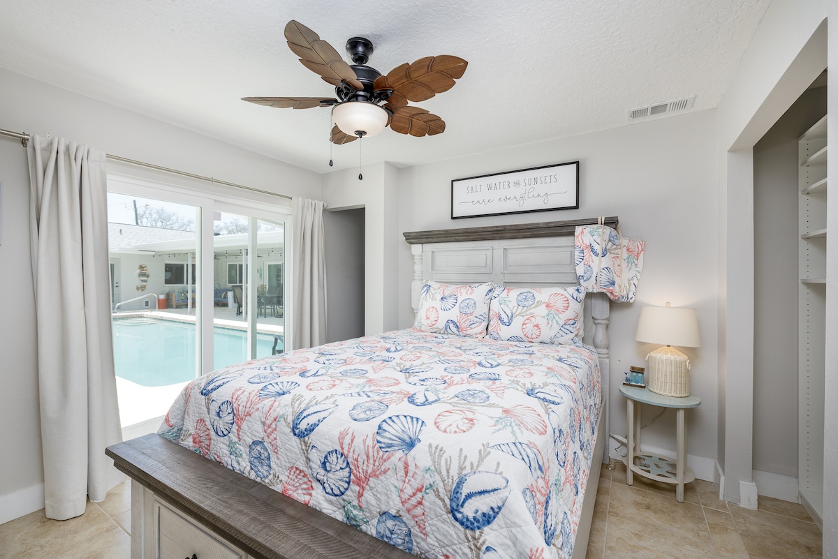 Гостинска куќа со брачен кревет (широк 150-179 см) со лизгалки до базен