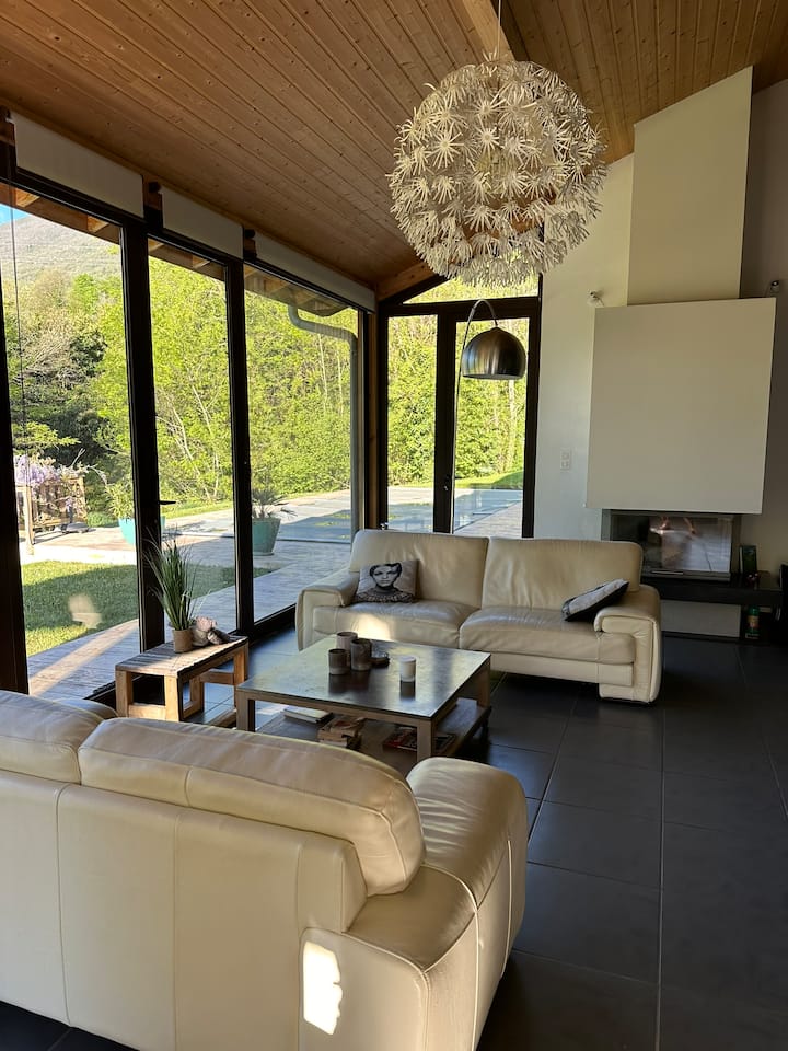Maison Moderne Structure Bois En Pleine Nature - Font d'Urle