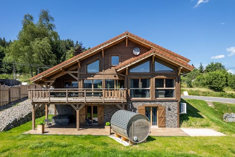 Chalet Emeraude: Luxury, Sauna, Jacuzzi, Panorama