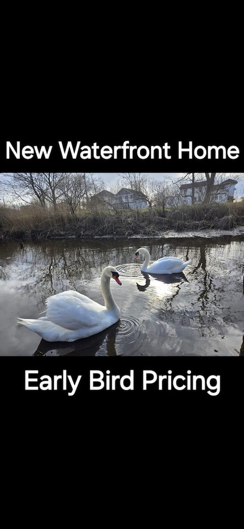 8 min Walk to Beach*Passes*Secluded Waterfront*