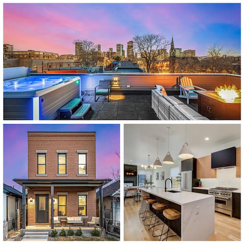 Luxury New Build w/ Rooftop Hot Tub in RiNo
