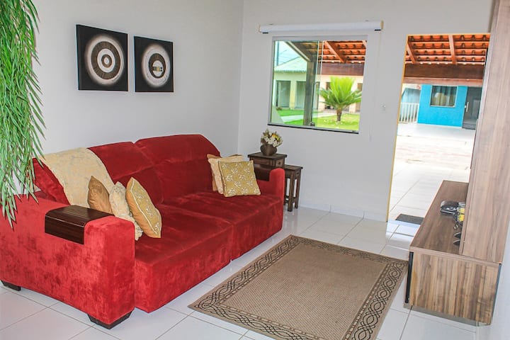 Casa Prática E Confortável Em Condomínio C Piscina - 普拉杜