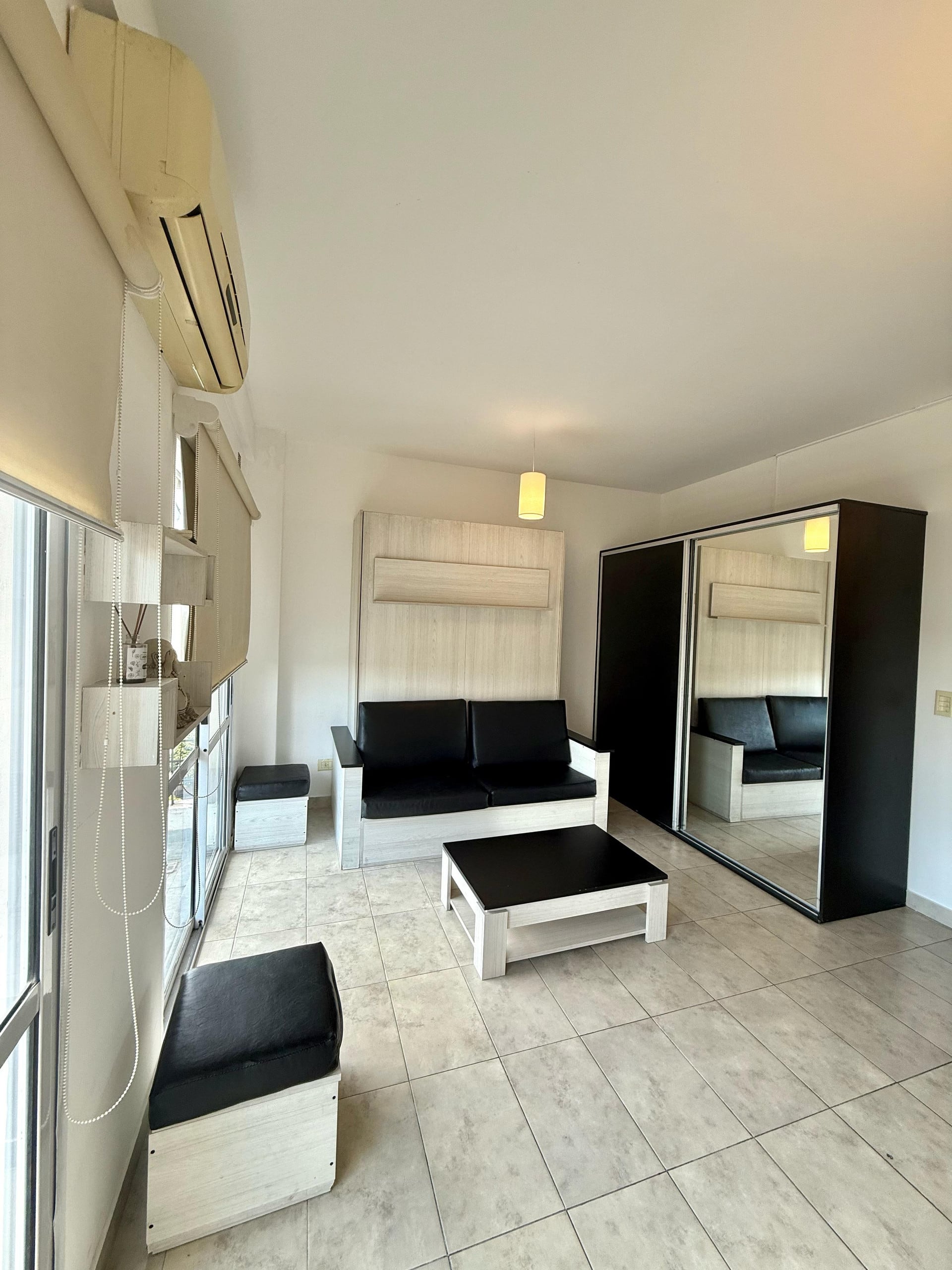 Furnished and bright apartment with a great view