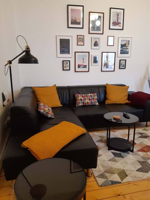 Beliebte Airbnb-Anzeige: 3-room apartment in a monument, family-friendly/exclusive in Kleefeld