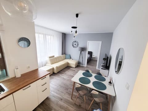 Top Airbnb: Garnizon apartment with garden in Wrzeszcz Górny