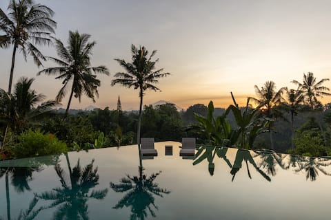 4BR with Pool UBUD Jungle River Side Villa by OXO