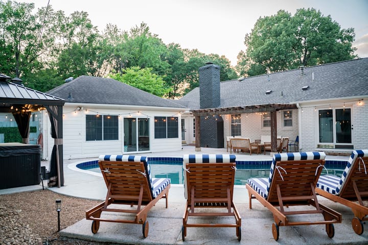 The Cove Bnb - With Heated Pool! - Memphis, TN