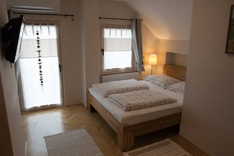 Double Room+Balcony in Dvorec B&B &Local Breakfast