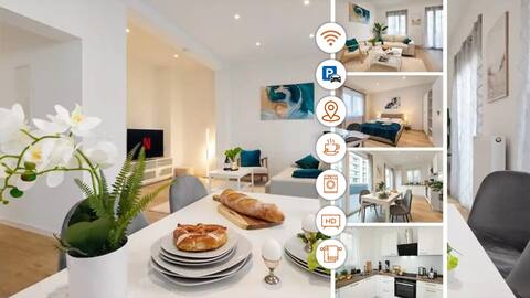 Parking, 2Zi/78m²/4P, Terrasse, Biz&Private