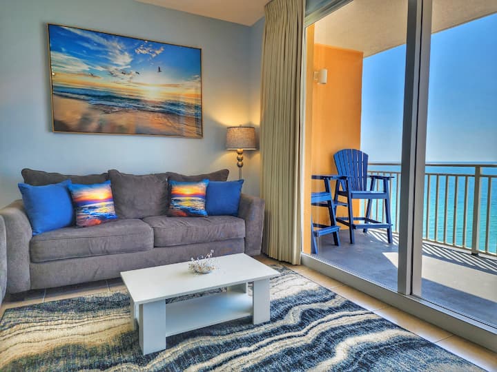 Oceanfront Luxe @ Splash 1403e•free Beach Chairs• - Panama City Beach, FL