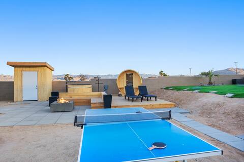 LAZY*RIVER@TheJoshuaTreeResort-HotTub, YogaDeck