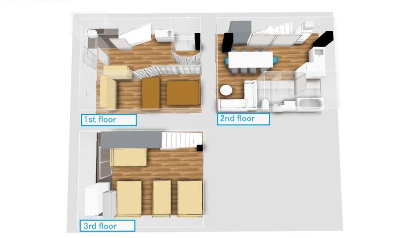 Shinjuku area,100㎡, 8beds+2, max11 gallery image 4