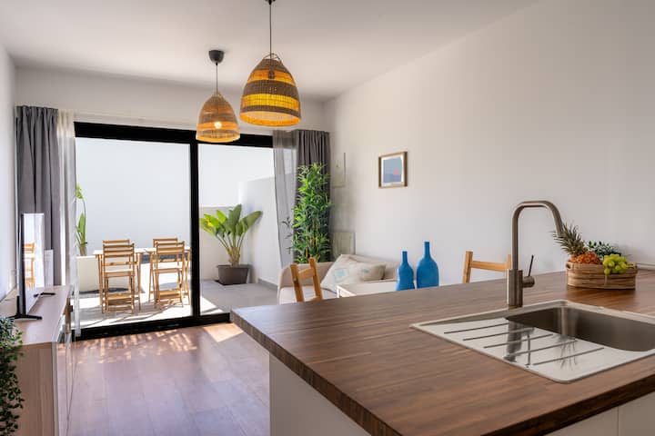 El Palmeral | Holiday Home With Terrace And Pool - Fuerteventura
