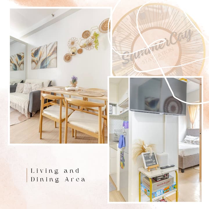 Relax in our cozy living area with a Smart TV and access to Netflix, HBO, and Disney+. Enjoy fun bonding moments with our board games and karaoke setup — perfect for families, friends, and staycations.
