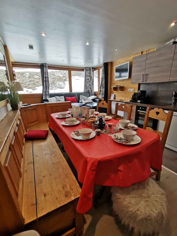 Appart. Cosy (47m²) - 3 Chambres Avec Grand Séjour - Val Thorens