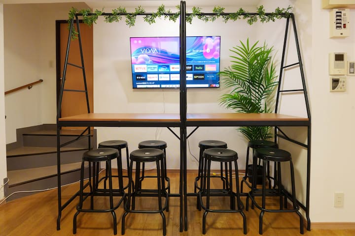 173㎡｜5BR｜20pax｜1min Station｜Shinjuku 6 min direct