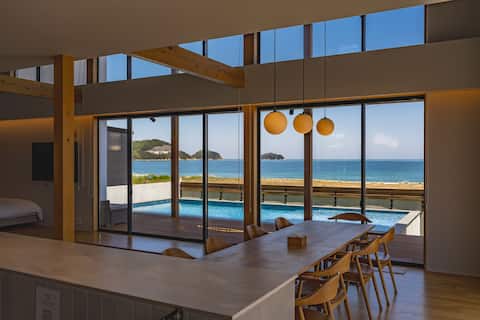 Free BBQ stove rental! A private villa with a view of the Seto Inland Sea and the sunset