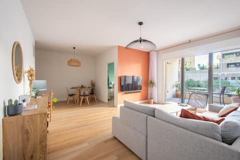 Airbnb performant: Modern, Air conditioning, Near Downtown/Tram, Parking à Port Marianne
