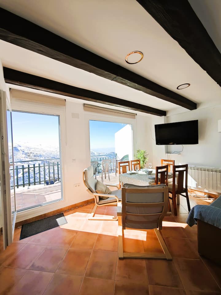 Apartamento Nievesol. Con Parking, Wifi Y Terraza - Sierra Nevada