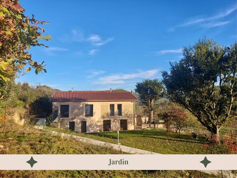 Gîte for 6 people, 3 bedrooms, quiet location, 1h1