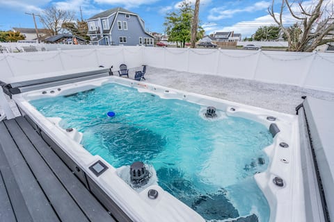 Seaside Heights | Heated Swim Spa | Game room!