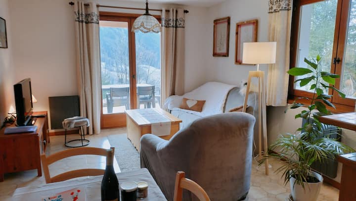 Chalet Les 4 Saisons, 60m² Avec Vue Imprenable - Genfersee