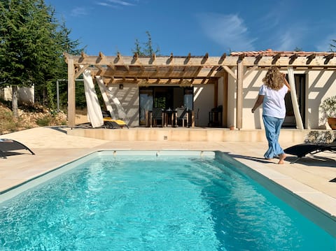 Le Bélieu 4* Villa south Ardèche private pool PRM