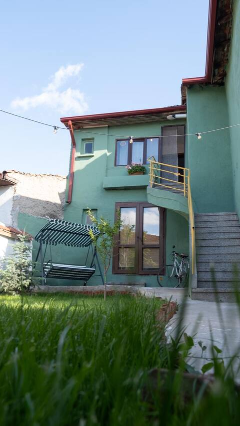 Village house in the downtown