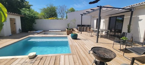 Family home with pool