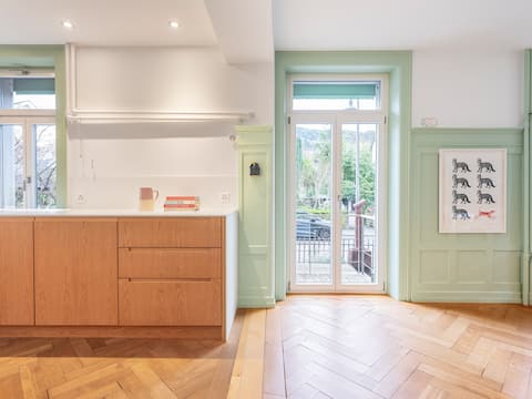 Top Airbnb: Generous Garden Apartment in St. Gallen