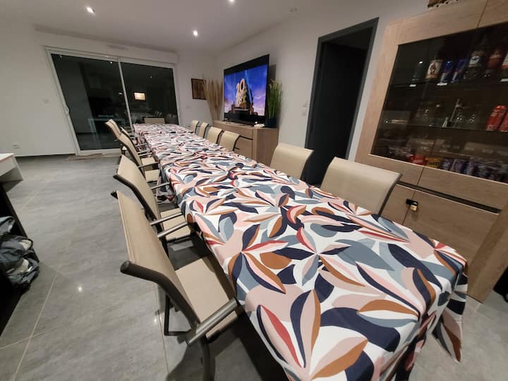 Lodge Avec Spa - 6 Chambres - Sens