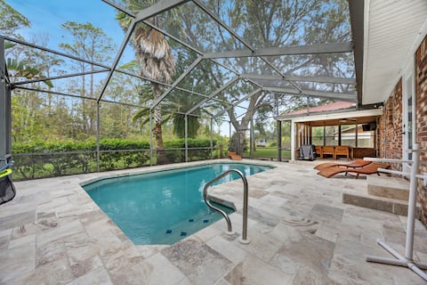 St. Augustine Oasis: Heated Pool & Wet Bar!