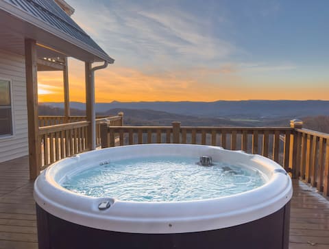 *NEW 2024* • Sunset Views𖣰 • Hot Tub•Pets•9BD/3BA