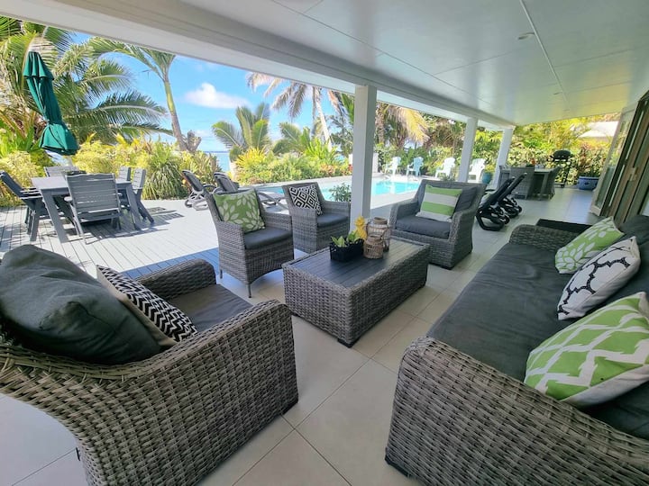 Natura Beach Pool 3bm Villa 2 - Îles Cook