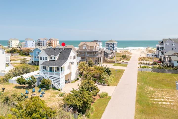 *Renovated* Seaside: 5br Escape Near Rodanthe Pier - Outer Banks