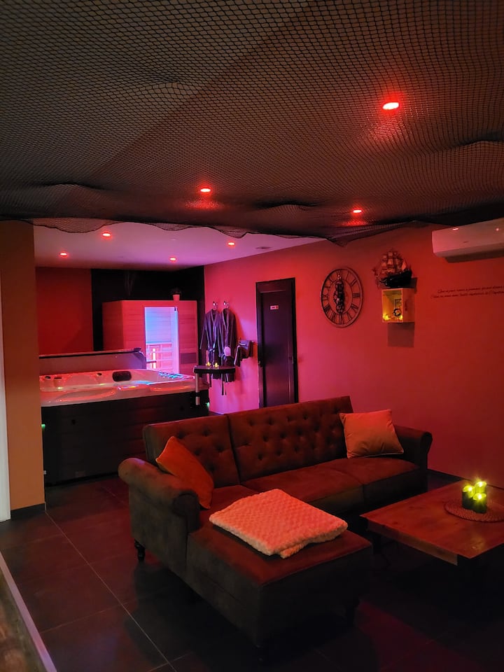 Gîte Spacieux Avec Jacuzzi /Sauna/billard Privatif - Hardelot-Plage