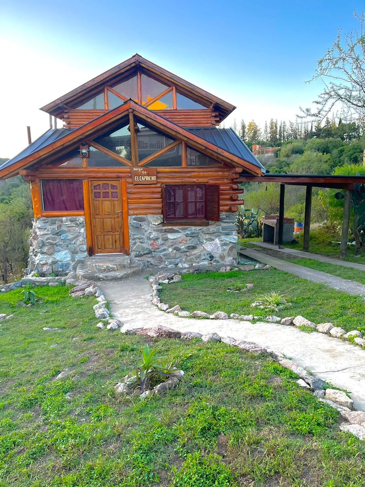Cabaña Valle Hermoso, El Capricho - La Falda