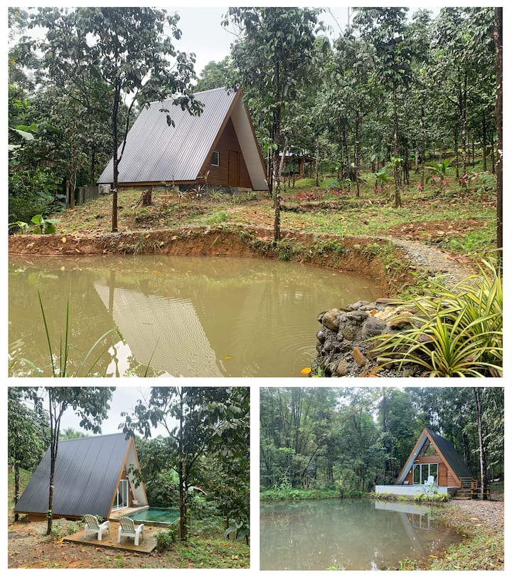 Twin A-frame Cabins By The River - Sablayan