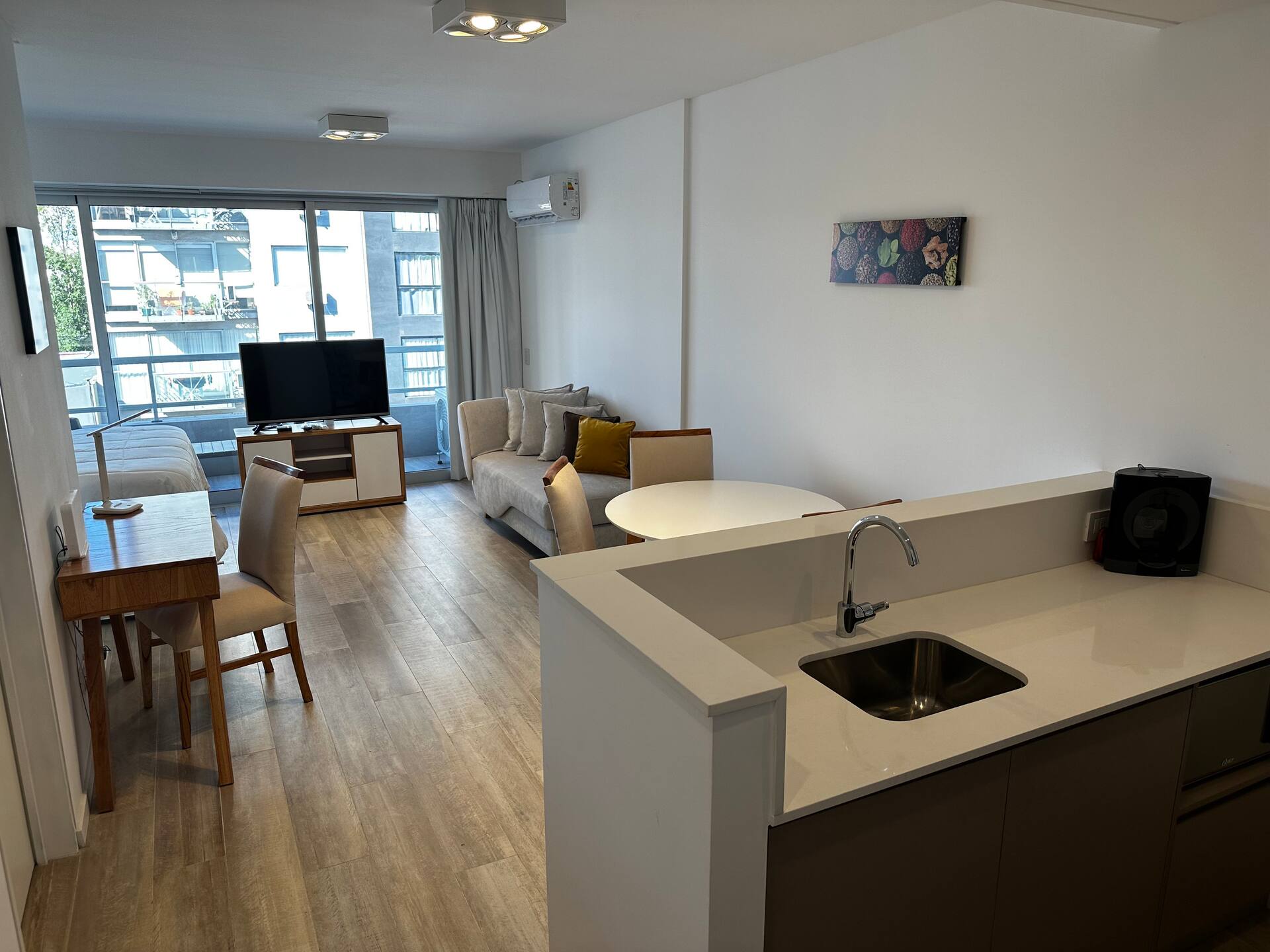 Apartamento de 1 quarto em Palermo com piscina e academia no prédio
