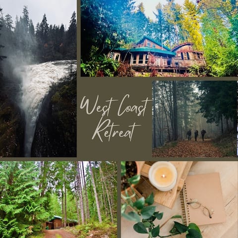 West Coast Retreat-Waterfalls/River/Hiking/Biking/
