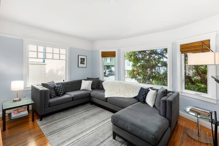 Charming Bernal house, pet ok, yard & parking