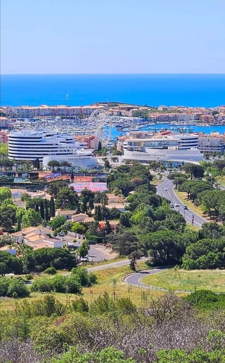 Port Raphaël Logement 5 Personnes Piscine - Agde