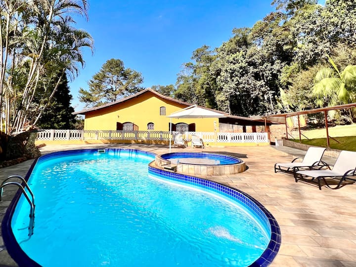 Chácara Em Ribeirão Pires | Piscina E Natureza - Suzano