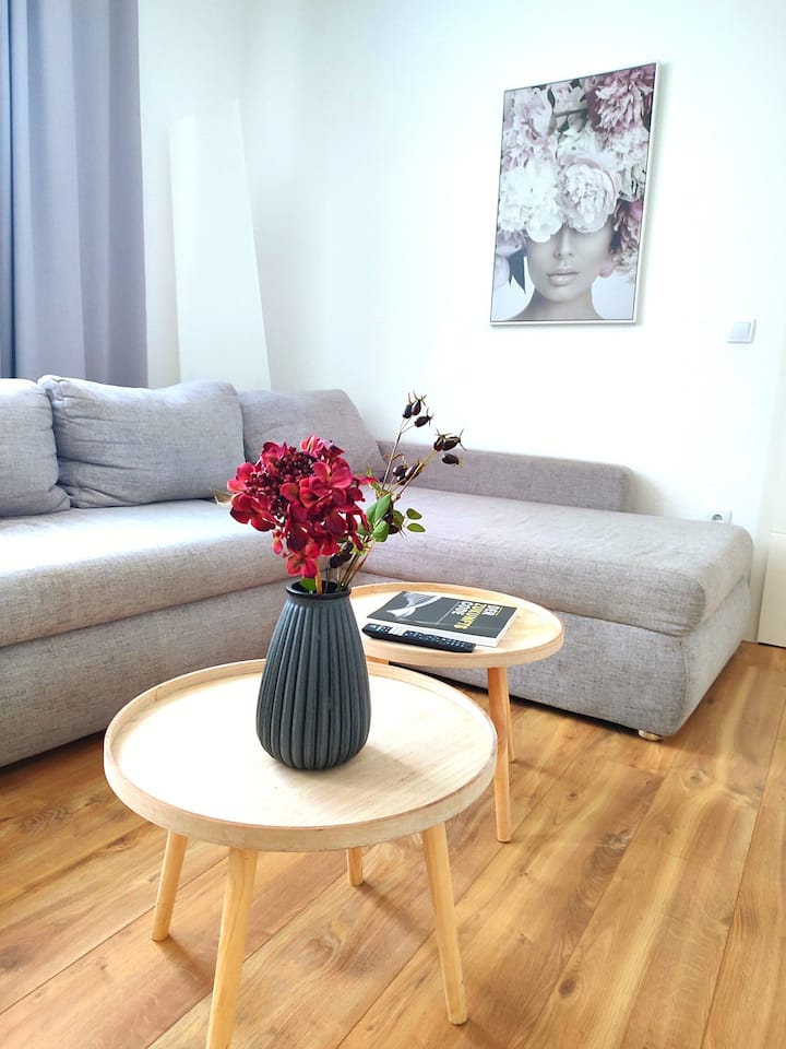 Apartment Nähe Schloßpark, 1 Doppelbett + Schlafc. - Bad Salzuflen